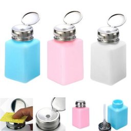 Bouteille de Presse à Ongles de 200ml Support pour Liquide de Verhéritage Gel Acrylique Portable