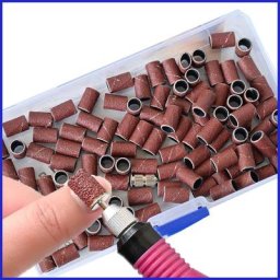 Bandes abrasives pour ongles Machine électrique pour enlever le vernis Gel UV 120 pièces 80 #180