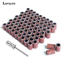 100/50/25 pièces bandes de ponçage pour ongles mèches de manucure électrique grain 80/120/180