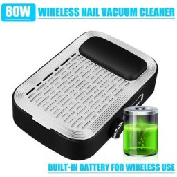 Collecteur de poussière d'ongles aste sans fil aspirateur de bain ventilateur avec filtre