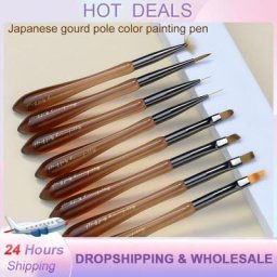 Nouveau Design de brosse à ongles pour manucure Gel acrylique Design de pointe dessin sculpture
