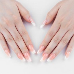 Faux ongles avec onglets autocollants en MSI accessoire de manucure française couleur chair