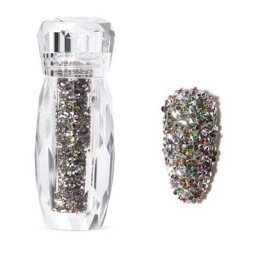 Mini perles pour décoration d'ongles en résine 1 bouteille Micro ongles DIY Design artistique