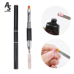 Pinceaux à ongles en acrylique pour extension de gel UV stylo de peinture florale dissolvant
