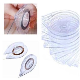 Autocollants et décalcomanies pour nail art 10 pièces beauté des ongles ruban à rayures étuis à