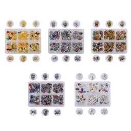 Breloques pour Nail Art Halloween Goth Araignée Fantôme Décoration