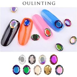 Miroir magique pour Nail Art strass Double plan cristal K9 verre 3D mode bricolage de