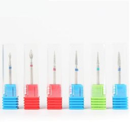 Mèches de perceuse à ongles électriques en acier au tungstène fraises à ongles électriques tête de
