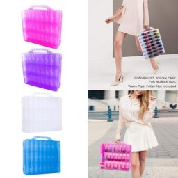 Support de rangement pour vernis à ongles gel portable économiseur d'espace Evalufor 48 HI