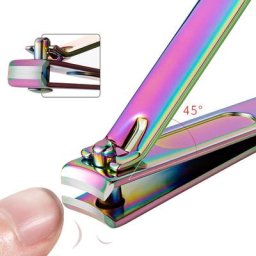 Ciseaux à ongles professionnels en acier inoxydable coupe-ongles pour orteils pince à pince outil