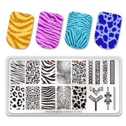 BeautyBigBang – nouvelles plaques d'estampage pour ongles modèles d'art léopard animaux serpent
