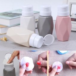 Distributeur de pompe de dissolvant de vernis à ongles presse à liquide bouteille africaine pour