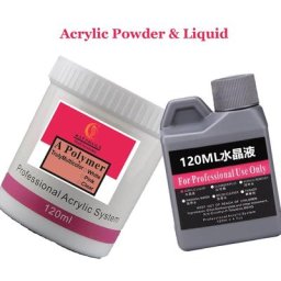 EMA-Poudre acrylique arc-en-ciel 8 à 3 rose blanc clair under trempage poudre polymère
