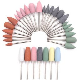 Machine de manucure en silicone 7 pièces perceuse à ongles coupe-ongle en diamant pour pédicure