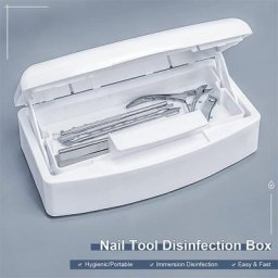 Stérilisateur pour ongles boîte de désinfection nettoyeur d'outils de manucure N64.Art