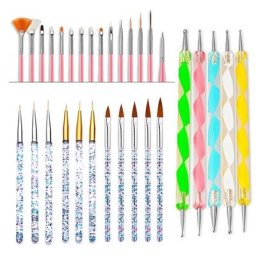 Pinceau de peinture pour vernis à ongles en gel UV acrylique stylo à dessin outils de manucure à