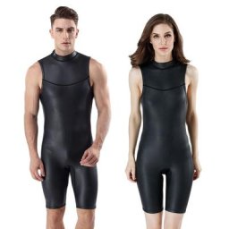 Combinaison 3/4 en Cuir et Néoprène CR de 2mm pour Homme et Femme Gilet de Plongée avec Buts html
