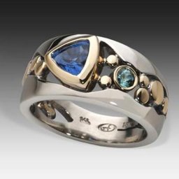 Bague de fiançailles en pierre bleue incrustée pour femme bijoux de mariage élégants couleur