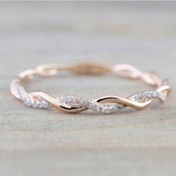 Ins Tide-Bagues Réglables en Acier Inoxydable pour Femme Bijoux de Fiançailles et de Mariage à la