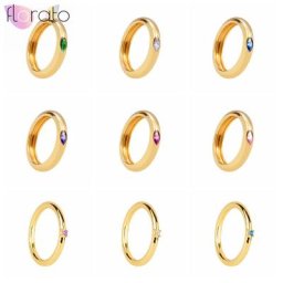Bagues en plaqué or 24k/argent bagues de luxe légères et minimalistes pour femmes bijoux exquis