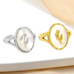 Foxanry – bagues en forme de fleur de Rose pour femmes bijoux de mariée de luxe accessoires de