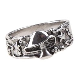 Bague mystique Vintage à motif de champignon bijoux étoile décoration taille 7-12 cadeau 264E