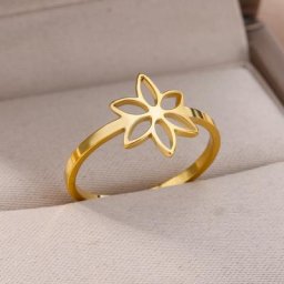Bagues Creuses en Acier Inoxydable pour Femme Bijoux de Doigt Tendance Livraison Gratuite 2023