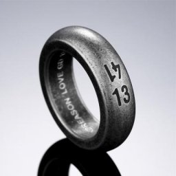 Bague de Couple Punk Créative en Acier Inoxydable pour Homme et Femme Bijoux de Fiançailles de