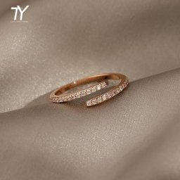 Bagues minimalistes de couleur or Rose pour femme bijoux de mode coréenne nouveaux accessoires