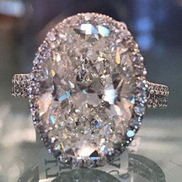 Grandes matiques rondes en pierre pour femmes bijoux de luxe remplis mariage fiançailles F5Q926