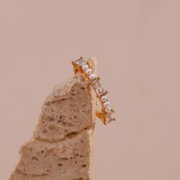 Petites bagues carrées en zircon cubique pour femmes bijoux ajustables ajustables