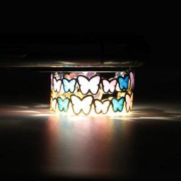 Bague papillon en or pour femmes anneau de Couple cœur Rose fiançailles amitié mariage ouvert