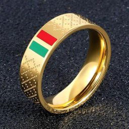Zalman-Bague en émail de luxe pour hommes et femmes bague en acier inoxydable bague en métal noir