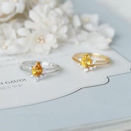 Bague en Argent avec Ouverture Réglable en Diamant Naturel Design Original Bijoutier Rétro