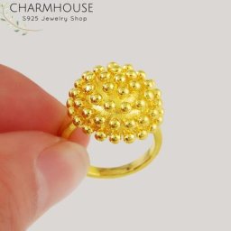 Bague de mariage en or jaune pour Femme anneau de fiançailles en forme de fleur bijou de mariée