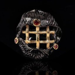 Bagues gothiques Vintage pour femmes anneaux géométriques entrelacés de couleur or noir bague de