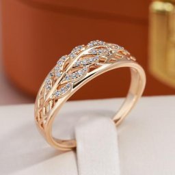 Jcorde YDREAM-Bagues au Design Creux Complet pour Femme Bijoux Français Bergame Documents en Or