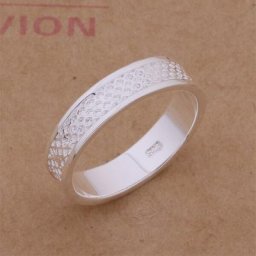 Bague en plaqué argent pour femmes et hommes bijoux à la mode motifs sculptés/alpajcwa bxvakpca