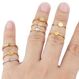 Bague Constellation en acier inoxydable pour femme bague étoile accessoire bijoux cadeau tendance
