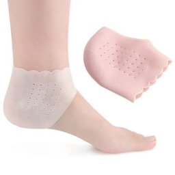 Outil de soin des pieds gerçés en silicone souple gel hydratant chaussettes à talons peau