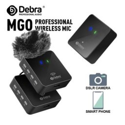 Microphone sans fil statique Lavalier portable série MGO téléchargements pour appareil photo reflex