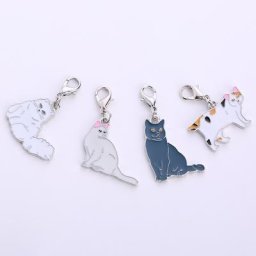 Breloques en métal avec pendentif chat pour femme collier à faire soi-même bracelet exécutif