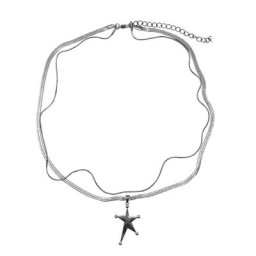 Pendentif étoile pour la présidence collier ras du cou matériau en acier livraison directe