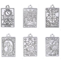 Lot de pendentifs à breloques Tarot en vrac pour la fabrication de bijoux fournitures pour