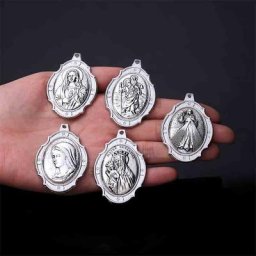Porte-clés croix exorcisme bijoux de bricolage breloque exécutive artisanat accessoires