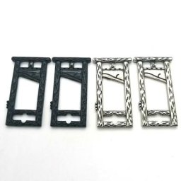5 pièces accessoires de Guillotine noire bijoux gothiques accessoires de bricolage