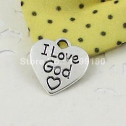 Pendentif en alliage de Zinc métallique tibétain en forme de cœur 50 pièces/lot accessoires de