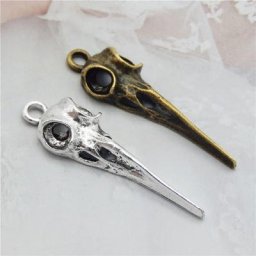 Julia Wang – pendentifs en forme de bec d'oiseau 10 pièces breloques couleurs antiques mélangées
