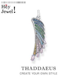 Pendentif aile de colibri 2020 Bijoux d'europe à la mode style bohémien effet arc-en-ciel cadeau