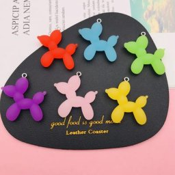 Breloque en forme de cœur cinq étoiles 10 pièces en résine scintillante Kawaii pour porte-clés